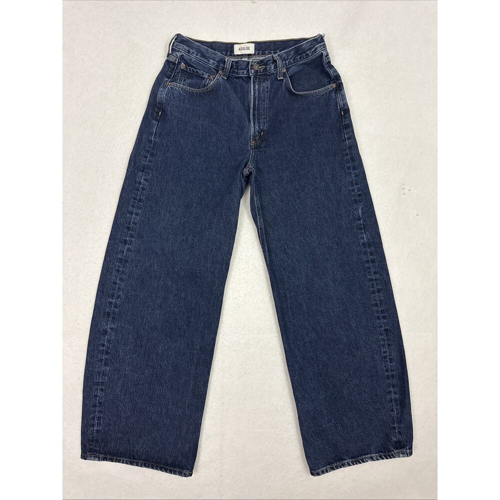 Agolde Low Curve Jeans Womens Size 29 Blue Pendulum Barrel Leg Slouchy Denim - Picture 3 of 14